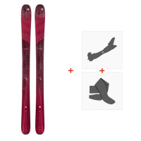 Ski Blizzard Black Pearl 97 2022 + Touring Ski Bindings + Climbing Skins  - Freeride + Touring
