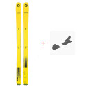Ski Blizzard Zero G 085 Flat Yellow 2022 + FIxations de ski 