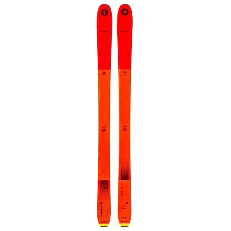 Ski Blizzard Zero G 095 Flat Orange 2022  - Ski Men ( without bindings )