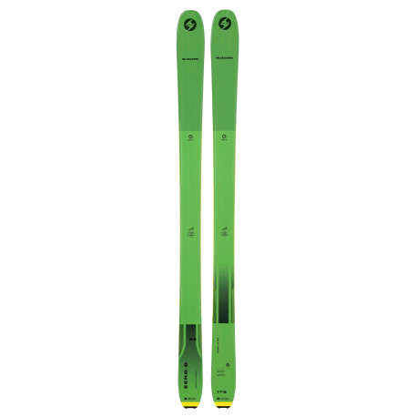 SKi Blizzard Zero G 095 Flat Green 2022  - Ski sans fixations Homme