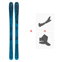Ski Blizzard Black Pearl 88 2023 + Touring Ski Bindings + Climbing Skins  - Ski All Mountain 86-90 mm with optional ski bindings