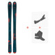 Ski Blizzard Bonafide 97 2023 + Touring Ski Bindings + Climbing Skins  - Pack Ski Freeride 94-100 mm