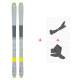 Ski Blizzard Zero G 084 Approach 2023 + Touring Ski Bindings + Climbing Skins  - Allround Touring