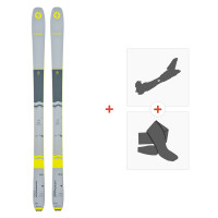 Ski Blizzard Zero G 084 Approach 2023 + Touring Ski Bindings + Climbing Skins  - Allround Touring