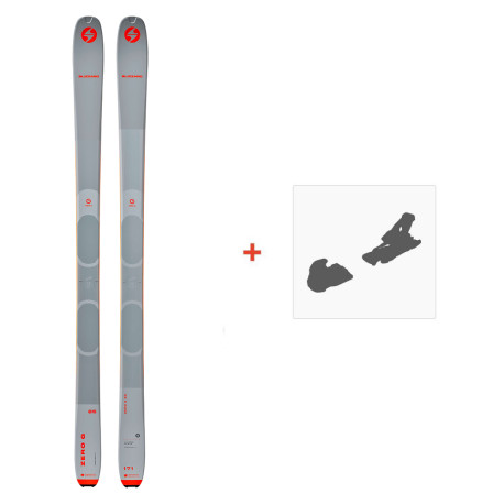 Ski Blizzard Zero G 085 Grey 2025 + FIxations de ski  - Rando Polyvalent