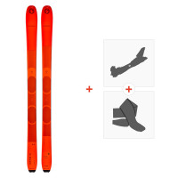 Ski Blizzard Zero G 095 2025 + Touring Ski Bindings + Climbing Skins  - Allround Touring