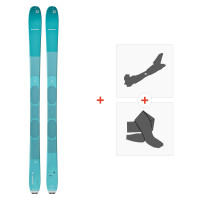 Ski Blizzard Zero G 095 W 2025 + Touring Ski Bindings + Climbing Skins  - Allround Touring