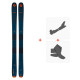 Ski Blizzard Zero G 105 2025 + Touring Ski Bindings + Climbing Skins  - FreeTouring