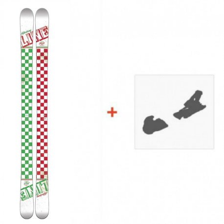 Ski Line Afterbang 2016 + FIxations de ski  - Pack Ski Freestyle