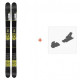 Ski Line Gizmo 2016 + FIxations de ski  - Pack ski junior