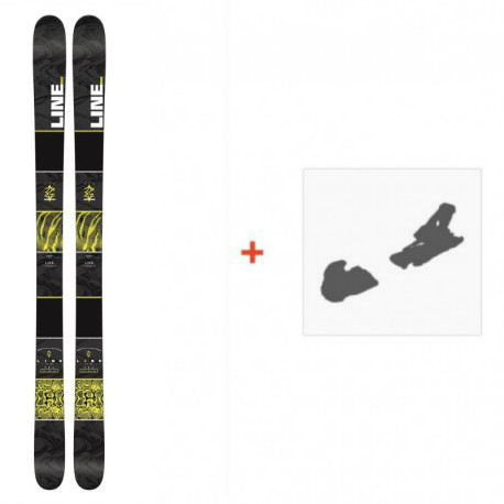 Ski Line Gizmo 2016 + FIxations de ski  - Pack ski junior