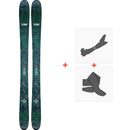 Ski Line Pandora 110 2021 + Fixations ski de rando + Peaux  - Freeride + Rando