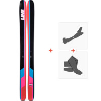 Ski Line Sick Day 114 2019 + Touring Ski Bindings + Climbing Skins  - Freeride + Touring