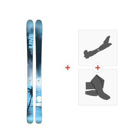 Ski Line Sick Day 88 2018 + Fixations ski de rando + Peaux  - All Mountain + Rando