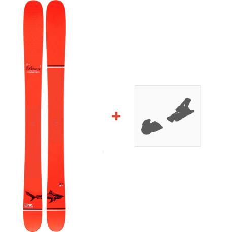 Ski Line Sir Francis Bacon Shorty 2020 + Fixations de ski