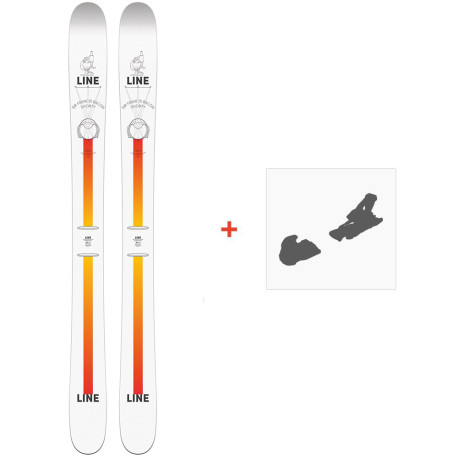 Ski Line Sir Francis Bacon Shorty 2022 + Fixations de ski