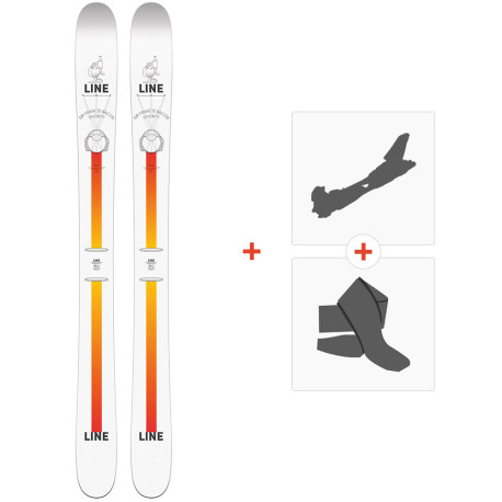 Ski Line Sir Francis Bacon Shorty 2022 + Fixations ski de rando + Peaux  -