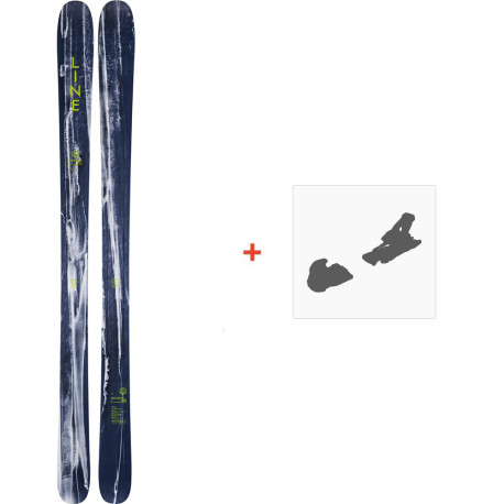 Ski Line Supernatural 100 2020 + FIxations de ski  - Pack Ski Freeride 94-100 mm