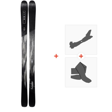 Ski Line Supernatural 86 2019 + Fixations ski de rando + Peaux  - All Mountain + Rando