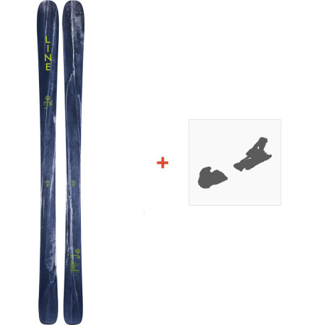 Ski Line Supernatural 86 2020 + FIxations de ski  - Ski All Mountain 86-90 mm avec fixations de ski à choix