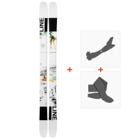 Ski Line Tom Wallisch Pro 2019 + Touring Ski Bindings + Climbing Skins  - Freestyle + Piste + Touring