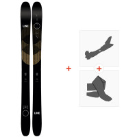 Ski Line Vision 108 2022 + Touring Ski Bindings + Climbing Skins  - FreeTouring
