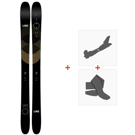 Ski Line Vision 108 2022 + Fixations ski de rando + Peaux  - Rando Freeride