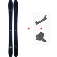 Ski Line Vision 118 2021 + Touring Ski Bindings + Climbing Skins  - FreeTouring