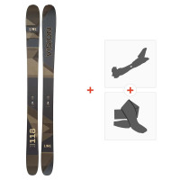 Ski Line Vision 118 2023 + Touren Skibindungen + Felle  - Freetouring