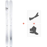Ski Line Vision 98 2020 + Touring Ski Bindings + Climbing Skins  - FreeTouring
