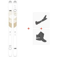 Ski Line Vision 98 2022 + Touring Ski Bindings + Climbing Skins  - FreeTouring