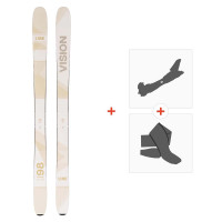 Ski Line Vision 98 2023 + Touring Ski Bindings + Climbing Skins  - FreeTouring