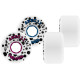 Abec11 Polka Dots White 64mm 2019