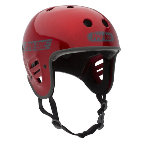 Skateboard-Helm Pro-tec Full Cut Cert Red Metal Flake 2023 - Skateboard Helme