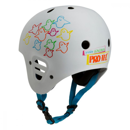 Casque de skateboard Pro-tec Full Cut Cert Gonz Animal Bird White 2023 - Casques de skate