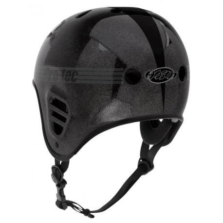Skateboard helmet Pro-tec Full Cut Cert Hosoi Metallic Black 2023 - Skateboard Helmet