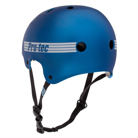 Skateboard helmet Pro-tec Old School Cert Matte Metallic Blue 2022 - Skateboard Helmet