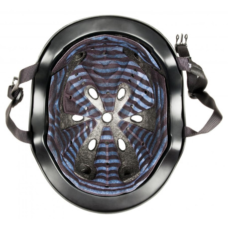 Skateboard-Helm Pro-tec Classic Cert Volcom Mag Vibes Matte Black 2022 - Skateboard Helme