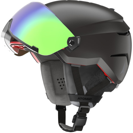 Atomic Ski helmet Savor Amid Visor HD Black 2021
