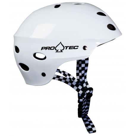 Casque de skateboard Pro-tec Ace Water Gloss White 2022 - Casques de skate