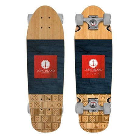 Skateboard Cruiser Complet Long Island Captain 2018  - Cruiserboards en bois Complet