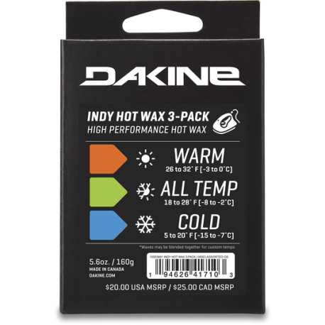 Dakine Indy Hot Wax 3-Pack 2023