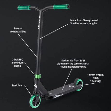 Stunt Scooter Chilli Pro Base S 2024 