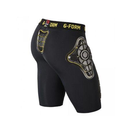 G Form Pro X Compression Shorts Youth Black/Yellow 2019