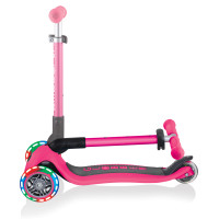 Globber | Junior Foldable Lights | Neon Pink 2022