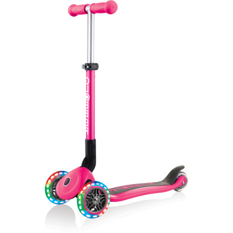 Globber | Junior Foldable Lights | Neon Pink 2022
