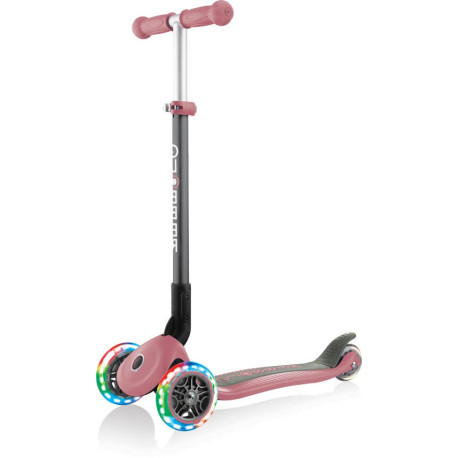Globber | Primo Foldable Lights | Anodized T Bar | Pastel pink 2022
