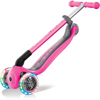 Globber | Primo Foldable Lights | Anodized T Bar | Pink 2022