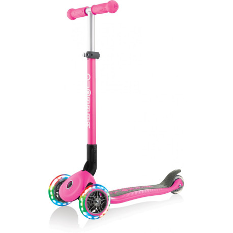 Globber | Primo Foldable Lights | Anodized T Bar | Pink 2022