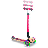 Globber | Primo Foldable | Wood Lights | Red 2022